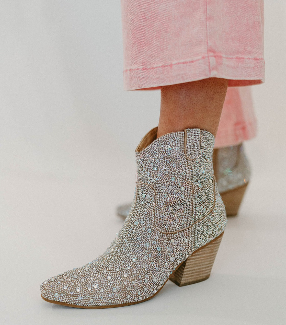 TRISHA - RHINESTONE BOOTS