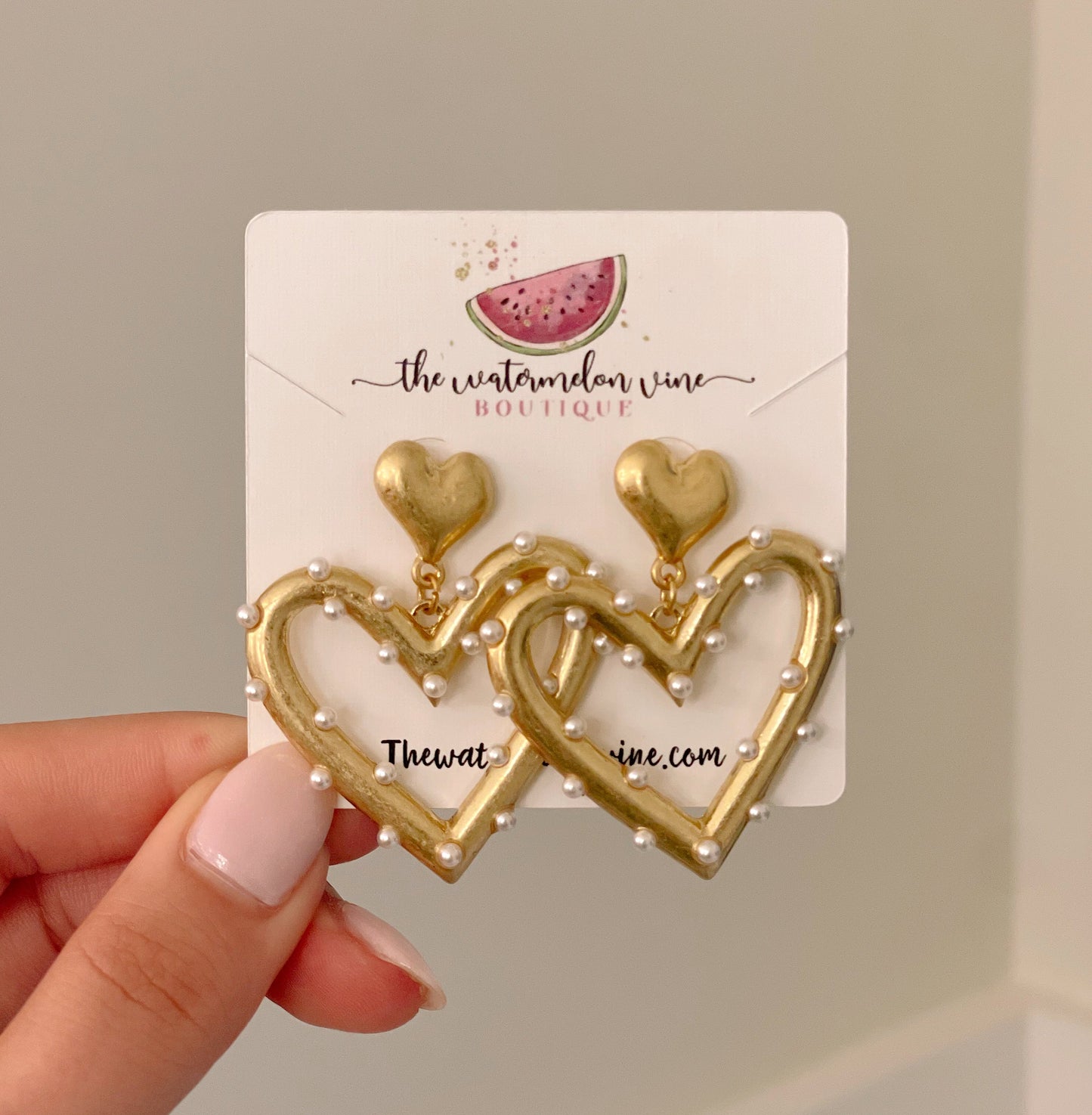 MADELYN - HEART EARRINGS