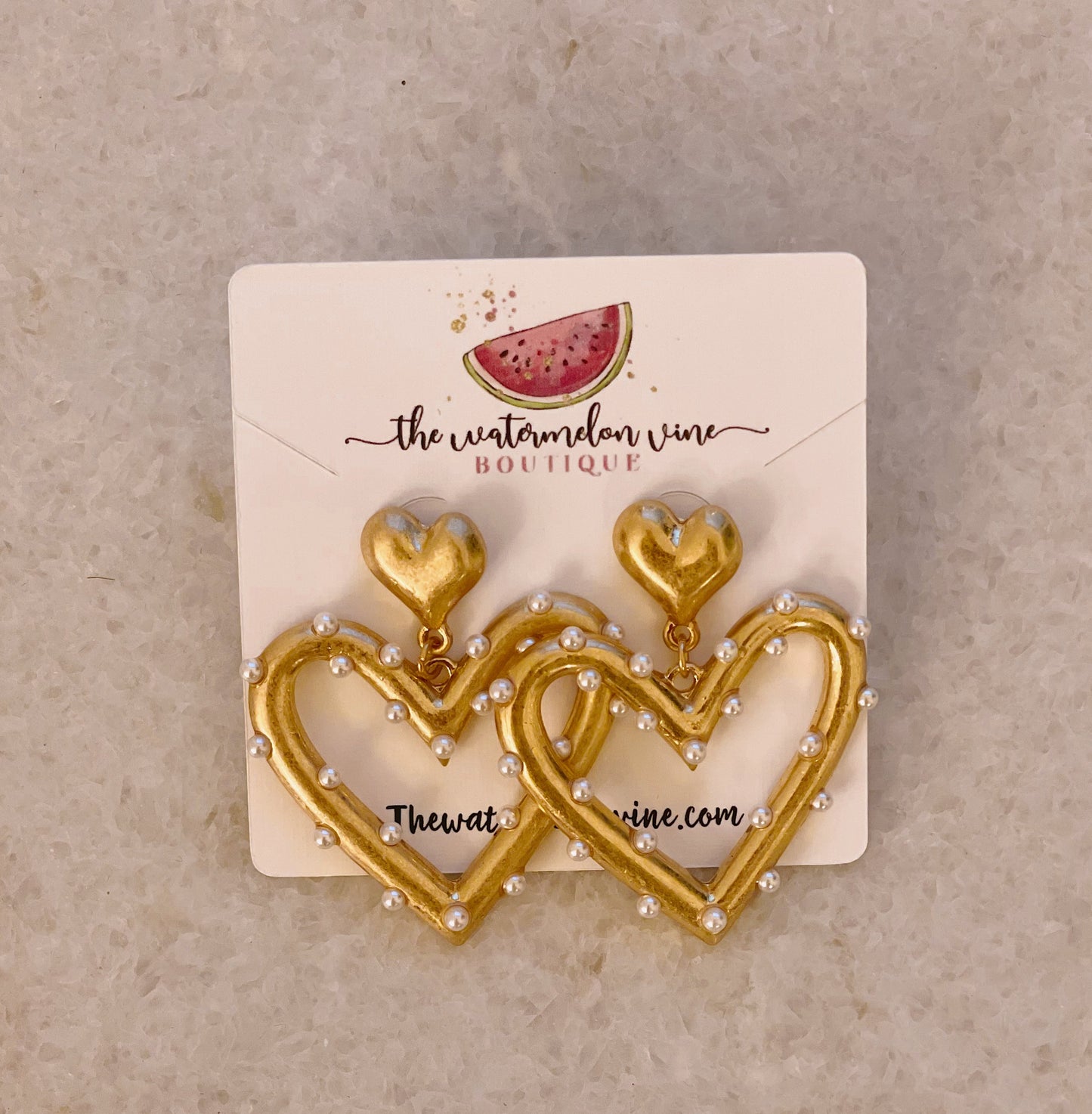 MADELYN - HEART EARRINGS