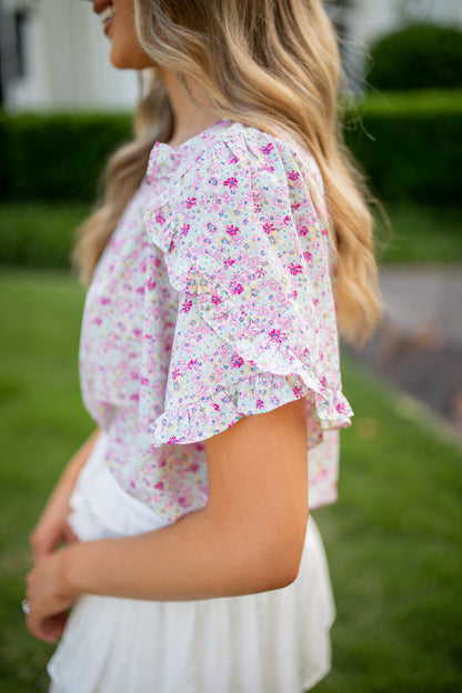 LUNA - FLORAL TOP