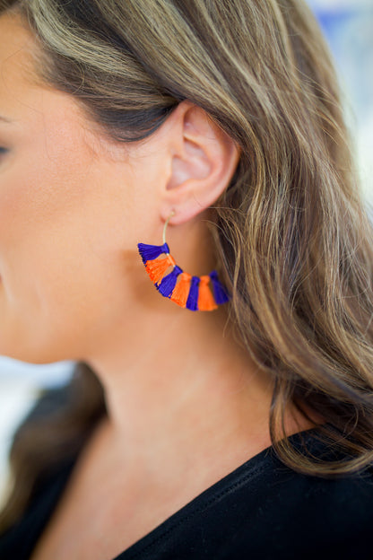 WAR EAGLE - TASSEL EARRINGS