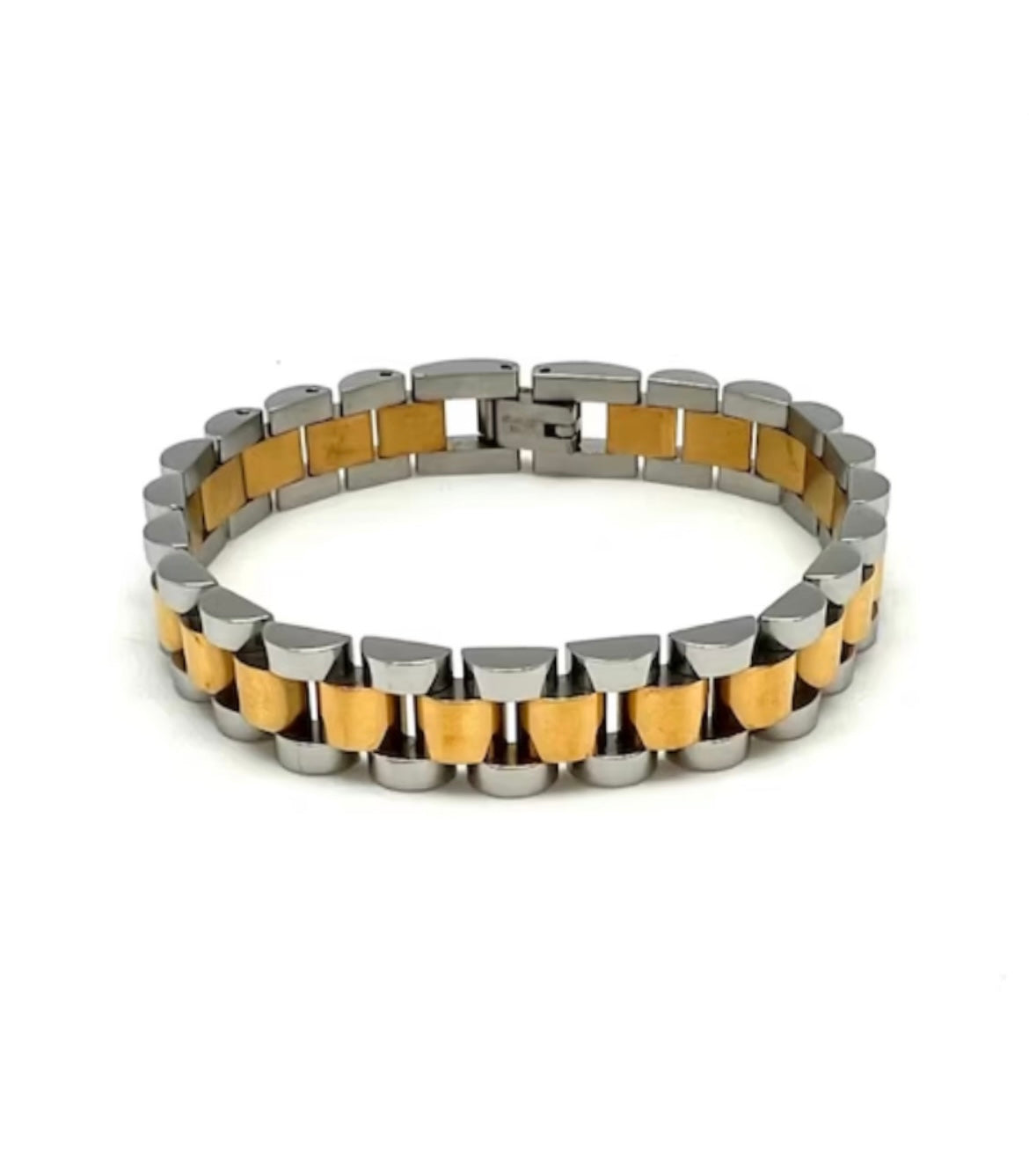 ATLAS - TWO TONE BAND BRACELET