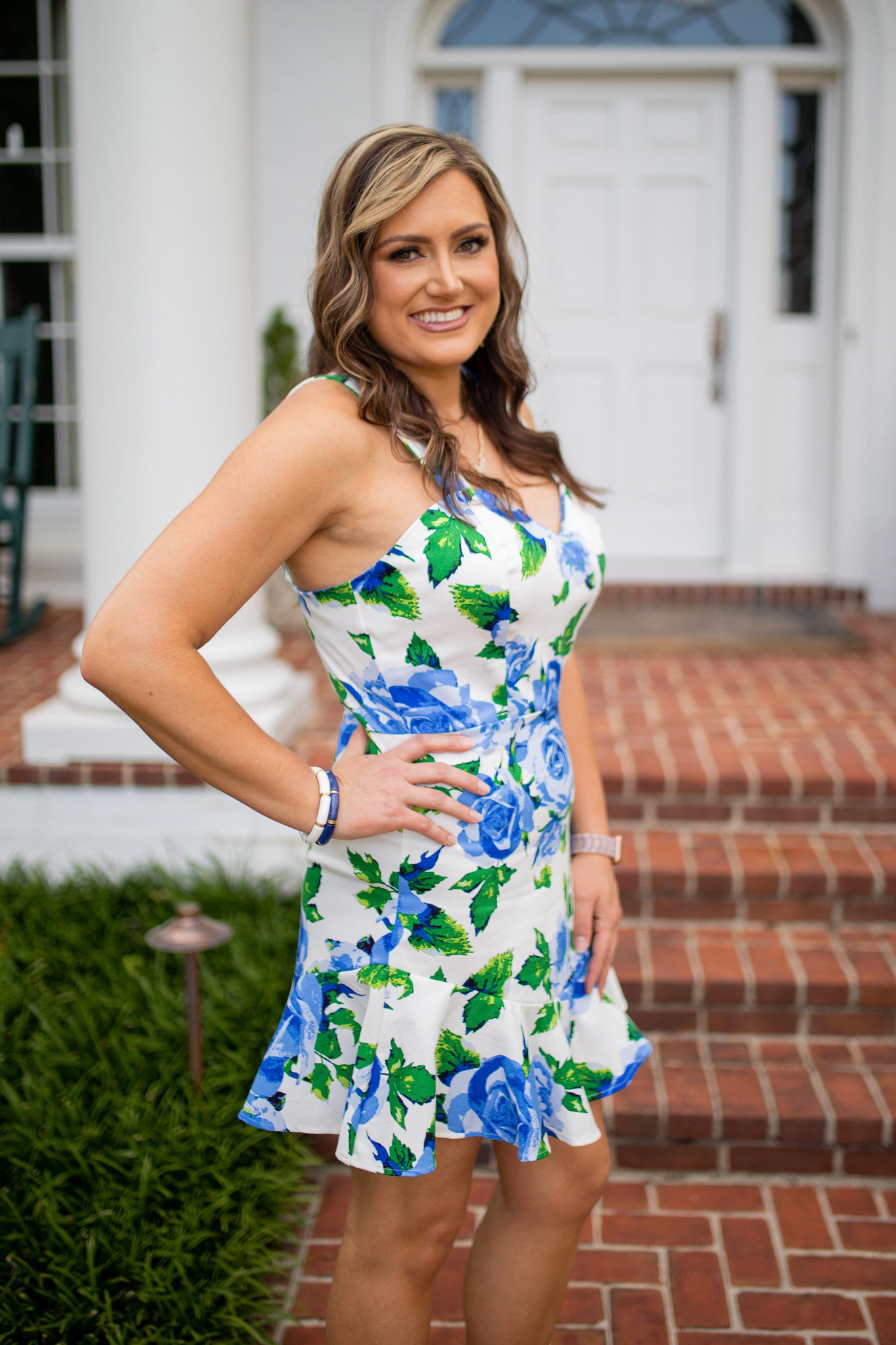 TIME FOR TEA - FLORAL PRINT DRESS