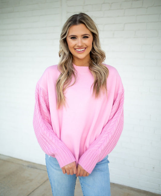 BRENLEY - PINK PULLOVER