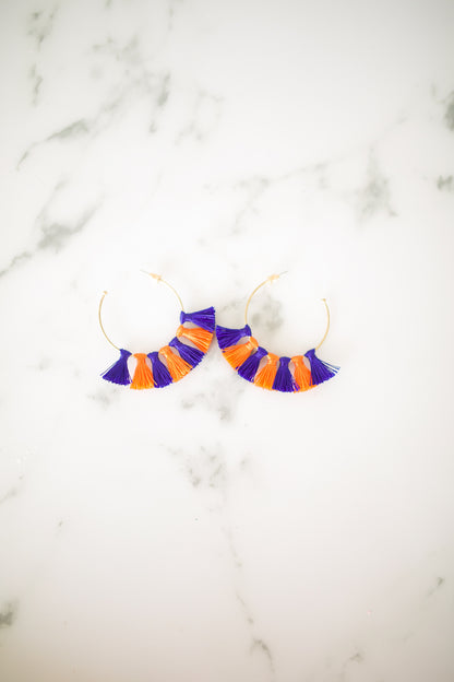 WAR EAGLE - TASSEL EARRINGS