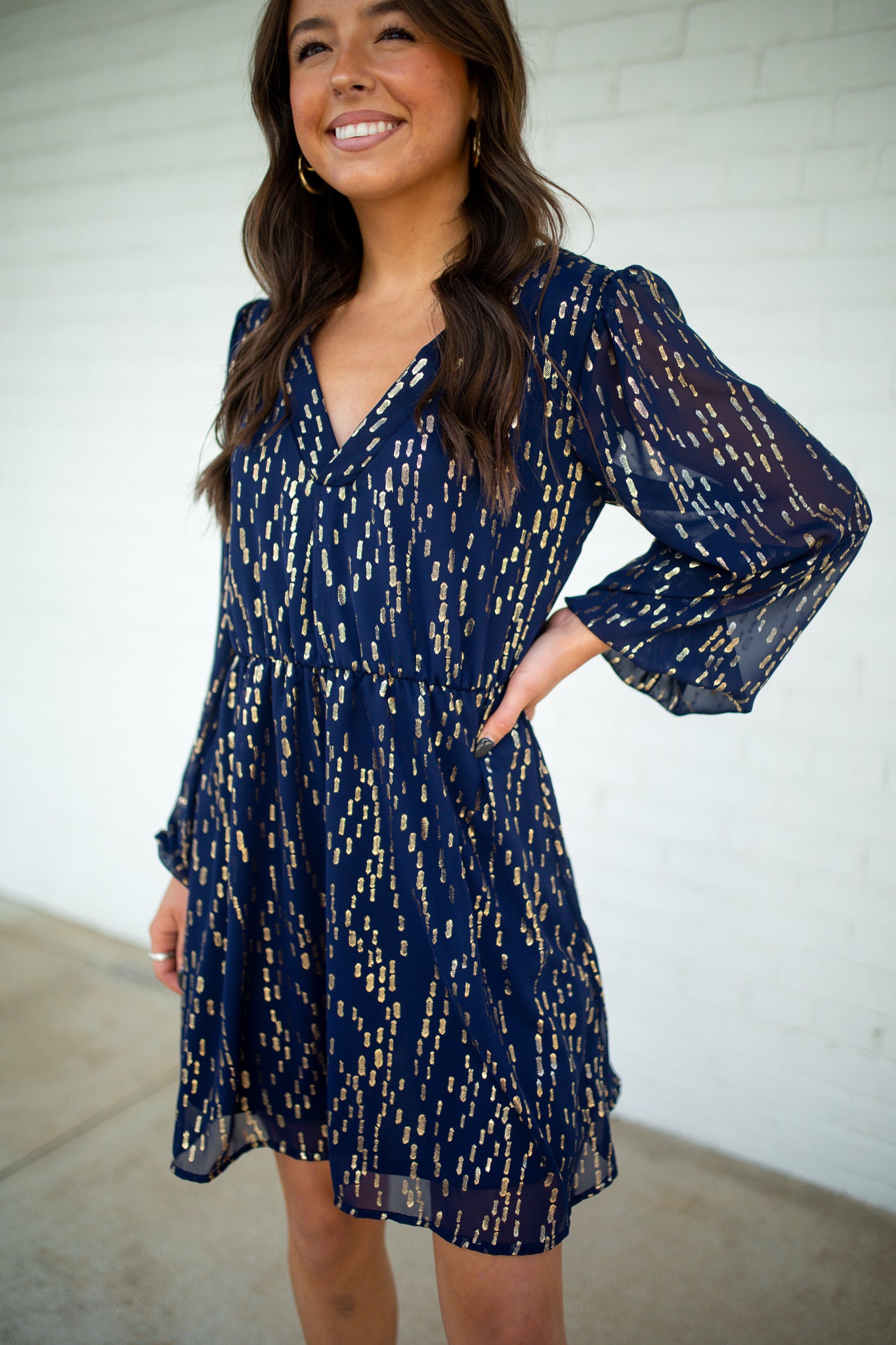 STARS FALL - LONG SLEEVE DRESS