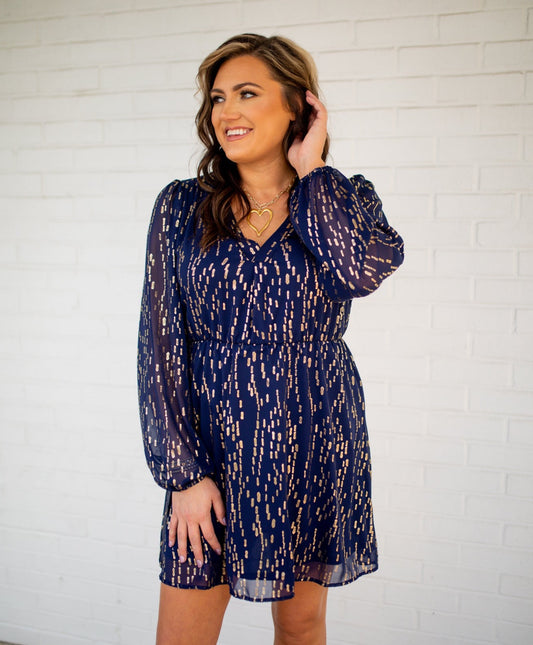 STARS FALL - LONG SLEEVE DRESS