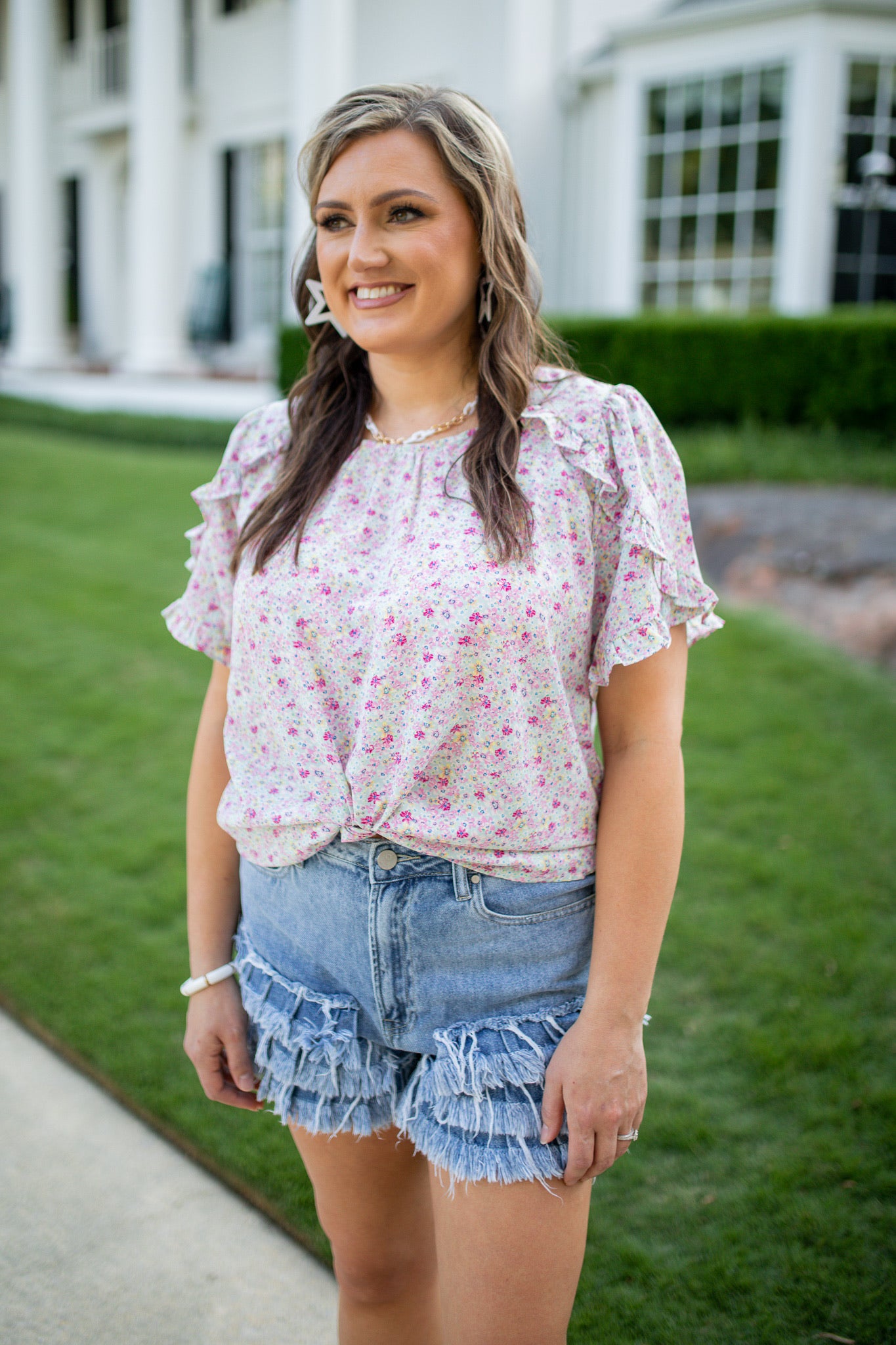 LUNA - FLORAL TOP