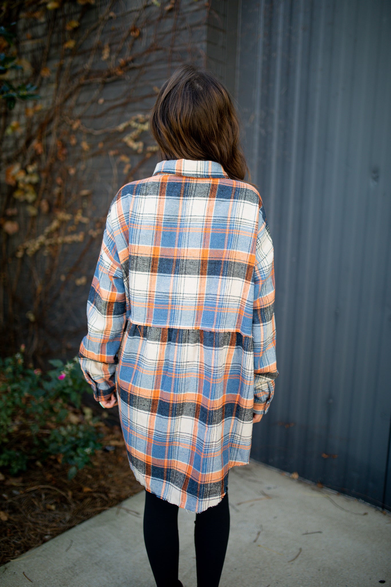 GLAD TO MEET YOU - PLAID TUNIC TOP