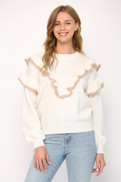 RUFFLED UP - SWEATER